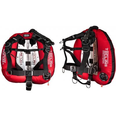 Křídlo Tecline Donut 17 Special Edition Red + BACKPLATE + POSTROJ COMFORT BP ocel 3mm + zátěžové kapsy – Zboží Dáma