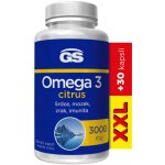 GS Omega 3 citrus 3000 mg 150+30 kapslí – Hledejceny.cz