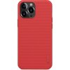 Pouzdro a kryt na mobilní telefon Apple Pouzdro Nillkin Super Frosted iPhone 13 Pro Max Red (Without Logo Cutout)