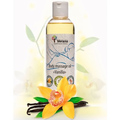 Verana masážní olej Vanilka 250 ml – Zbozi.Blesk.cz