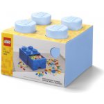 LEGO® Úložný box 4 s šuplíkem světle modrá – Hledejceny.cz