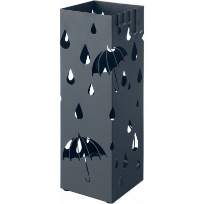 SONGMICS Kovový stojan na deštníky, 15.5x15.5x49cm, šedý – Hledejceny.cz