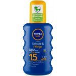 Nivea Sun Protect & Moisture spray na opalování SPF15 200 ml – Zboží Dáma