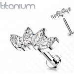 Šperky4U piercing do brady ucha titan TIT1161-1208 – Zboží Dáma