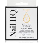 Nail HQ Acetone Free ubrousky na odstranění gelového laku bez acetonu 10 ks – Hledejceny.cz