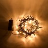 Vánoční osvětlení DECOLED LED osvětlení na baterie teple bílá 5,2 m IP44