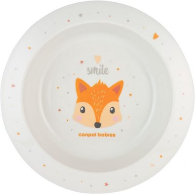 Canpol babies Plastová miska Cute Animals Liška 270 ml – Zboží Dáma