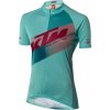 Cyklistický dres KTM Character 2021 aqua/vital blue Zelená dámský