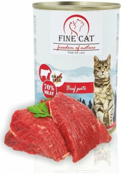 Fine Cat FoN pro kočky hovězí 70% masa Paté 400 g