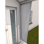 Gutta Guttavordach boční stěna B1 PC 200 x 60 cm stříbrná / čirá – Sleviste.cz