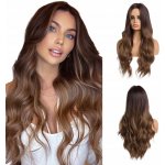 Osma vlnitá paruka hnědá – Zboží Dáma