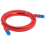 Lanberg PCF6A-10CC-0200-R Patch S/FTP Kat. 6a RJ45 vidlice z obou stran lanko CCA – Zboží Živě