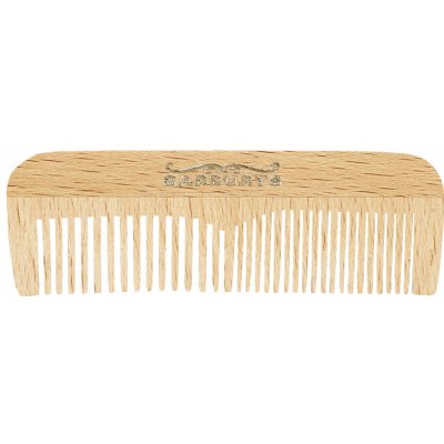 Sibel Barburys Steamed Beech Wood Mustache Mini hřeben z bukového dřeva 8482508 7,4 x 2,4 cm – Zboží Mobilmania