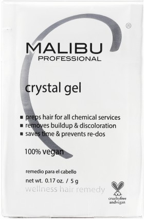 Malibu C Crystal Gel Krystalky pro odstranění nánosů minerálů na vlasech 12 x 5 g