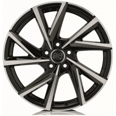 MSW 80 7,5x19 5x108 ET47 gloss black polished | Zboží Auto