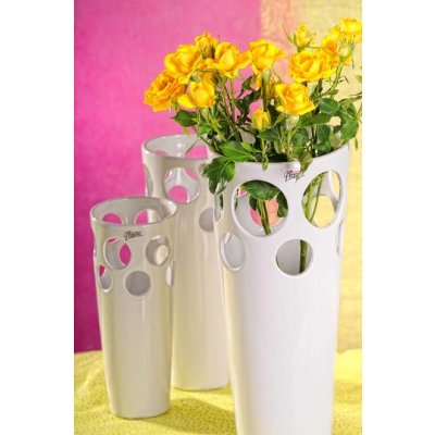 Paramit NELY váza 34 cm bílá – Zboží Dáma