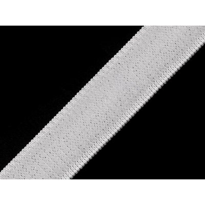 Suchý zip plyš šíře 20 mm elastický metráž - 1 bílá – Hledejceny.cz