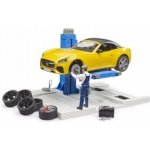 Bruder 62110 Autoservis a roadster – Sleviste.cz
