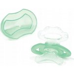 BabyOno silikonové bez BPA ve tvaru dudlíku s krytem zelená – Sleviste.cz