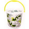 Úklidový kbelík OKT Fashion 2610-99 Plastový kbelík bílý Svěží Motiv 10 l