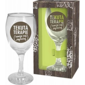 Albi Můj Bar Sklenka na víno Tekutá terapie 220 ml