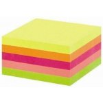 Kostka barevná lepená 84x84x35 FLUO – Hledejceny.cz