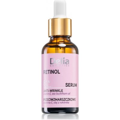 Delia Cosmetics Retinol protivráskové sérum na obličej krk a dekolt 30 ml – Zbozi.Blesk.cz