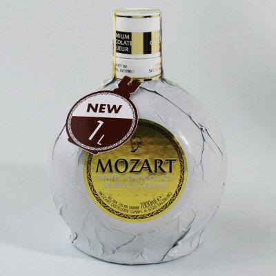 Mozart White Chocolate Vanilla Cream 15% 1 l (holá láhev)