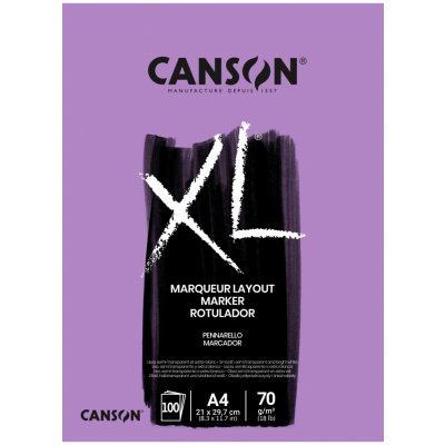 Canson Blok XL Marker A3 70g 100 listů lepený – Zboží Mobilmania