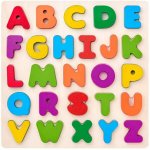 Woody Puzzle ABC masivní písmena na desce – Hledejceny.cz