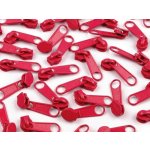 Jezdec ke spirálovým zipům 3 mm - tmavě růžová, carmine rose – Hledejceny.cz