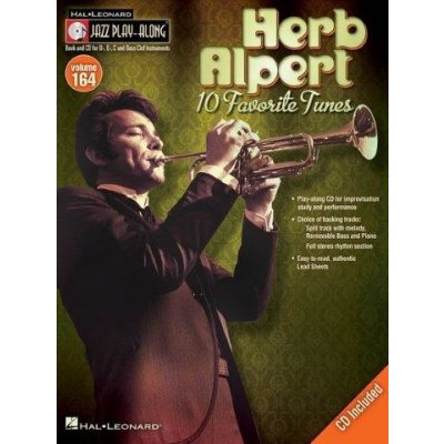 Jazz Play-Along 164 Herb Alpert noty, nástroje C, Eb, Bb, basového klíče + audio