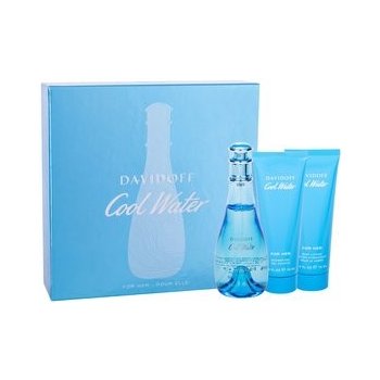 Davidoff Cool Water Game woman EDT 100 ml + tělové mléko 75 ml + sprchový gel 75 ml dárková sada