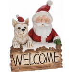 Home Styling Collection Vánoční dekorace WELCOME s LED osvětlením a hudbou vícebarevná – Hledejceny.cz