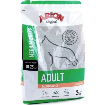 Arion Dog Original Adult Medium Salmon Rice 3 kg