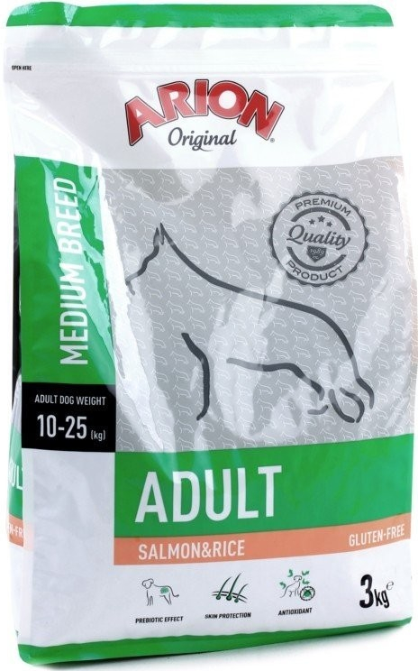 Arion Dog Original Adult Medium Salmon Rice 3 kg