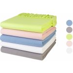 Livarno Home Žerzejové napínací prostěradlo 90-100x200 šedá – Zboží Dáma