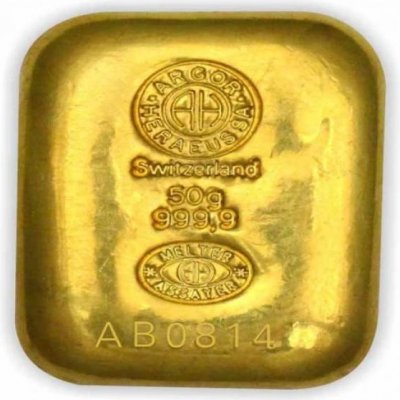 Argor-Heraeus zlatý slitek A 50 g – Zboží Mobilmania
