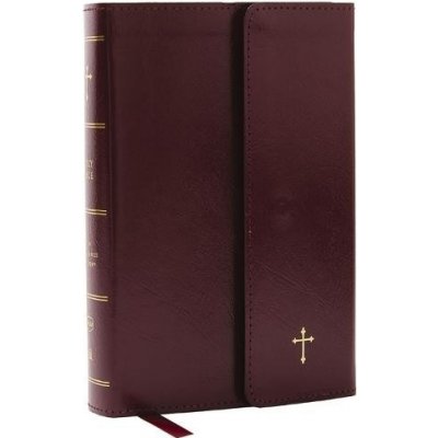 Nkjv, Compact Paragraph-Style Reference Bible, Leatherflex, Burgundy, Red Letter, Comfort Print: Holy Bible, New King James Version – Zboží Mobilmania