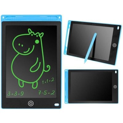 Digitální LCD tabulka 8.5 palce pro kreslení a psaní 0415 modrý
