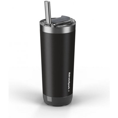 HidrateSpark PRO Tumbler inteligentní termoska s brčkem barva Black 592 ml