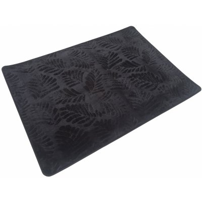Takoy Koberec 120x170 vzor listí černý-HT-00413 | 120 x 170 cm – Sleviste.cz