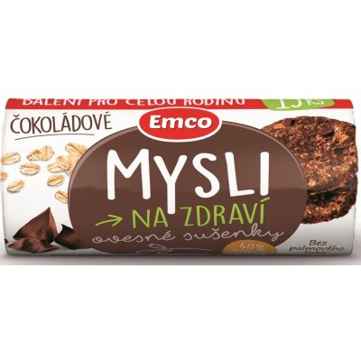 Emco Ovesné sušenky čokoládové 150 g – Zbozi.Blesk.cz