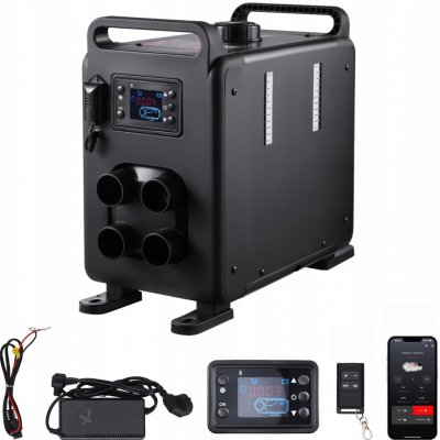 SucceBuy Nezávislé Topení 8KW 12/24V s Bluetooth Ovládáním přes Aplikaci – Hledejceny.cz