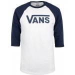 Vans tričko Classic Raglan white-dark blue – Zbozi.Blesk.cz