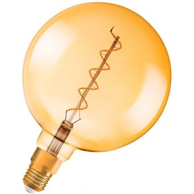 Osram Vintage 1906 LED světelný zdroj, 4 W, 300 lm, teplá bílá, E27 VINTAGE 1906 LED CL GLOBE200 FIL G – Zboží Živě