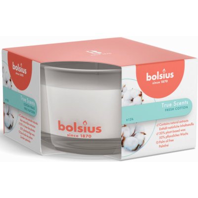 Bolsius Fresh Cotton 80 x 50 mm – Zboží Mobilmania