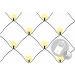 Nexos 39402 Vánoční osvětlení LED světelná síť 2 x 2 m teple bílá 160 diod – Hledejceny.cz