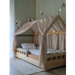 YokoTower Baldachýn na domečkovou postel Béžový – Zbozi.Blesk.cz