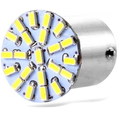 Rabel 24V BA15S 22 smd 3014 P21W 1156 bílá – Sleviste.cz